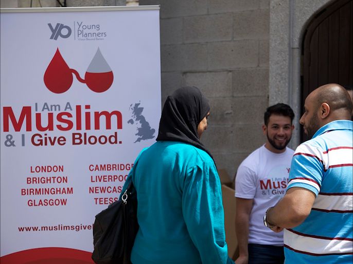 اقبال كبير على التسجيل لتبرع بالدم بمساجد لندن