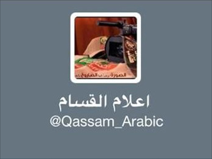 حساب إعلام القسام الذي أغلقته إدارة تويتر قبل أيام(الجزيرة)