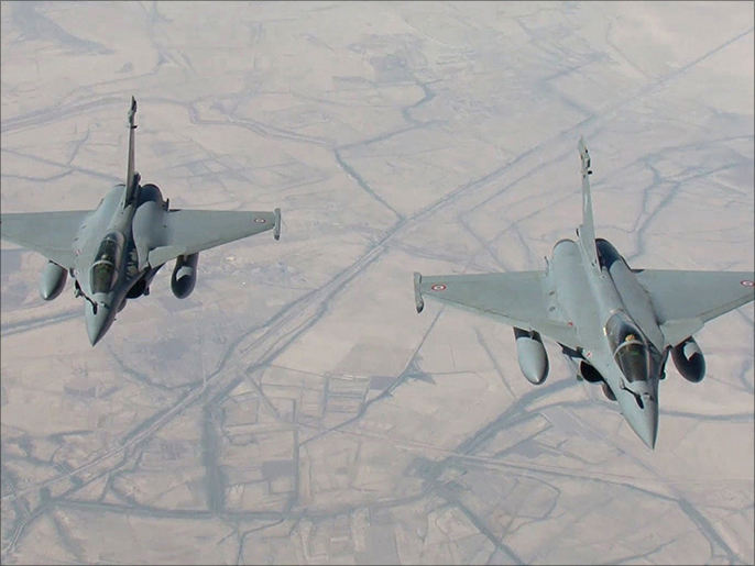 الطائرات الفرنسية شنت غارات للمرة الأولى على تنظيم الدولة في شمال العراق (الفرنسية)