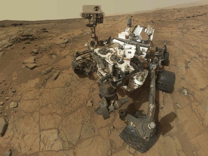 A self-portrait of the Mars rover Curiosity is seen in this February 3, 2013 handout image courtesy of NASA. REUTERS/NASA/JPL-Caltech