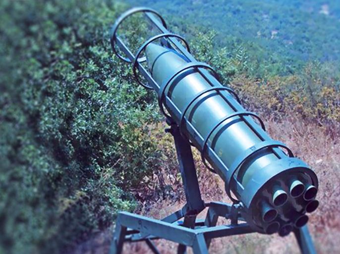 صورة صاروخ رعد الذي سبق لحزب الله أن استخدمه في حرب يوليو/تموز 2006.