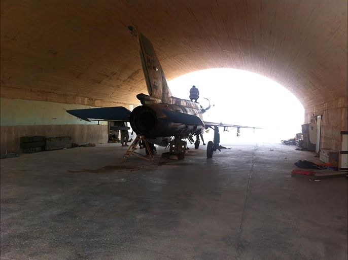 طائرة ميغ سيطر عليها تنظيم الدولة الإسلامية في الرقة