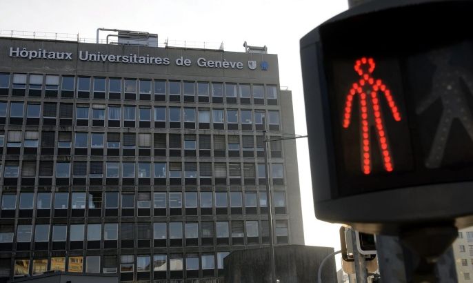 The building of the Geneva University Hospital HUG, in Geneva, Switzerland, 21 November 2014. A Cuban doctor who had been diagnosed with Ebola was transferred this night to Geneva for treatment in the Geneva University Hospital HUG. The medic diagnosed with the disease was a member of the 165-member Cuban medical team sent to fight Ebola in Sierra Leone.