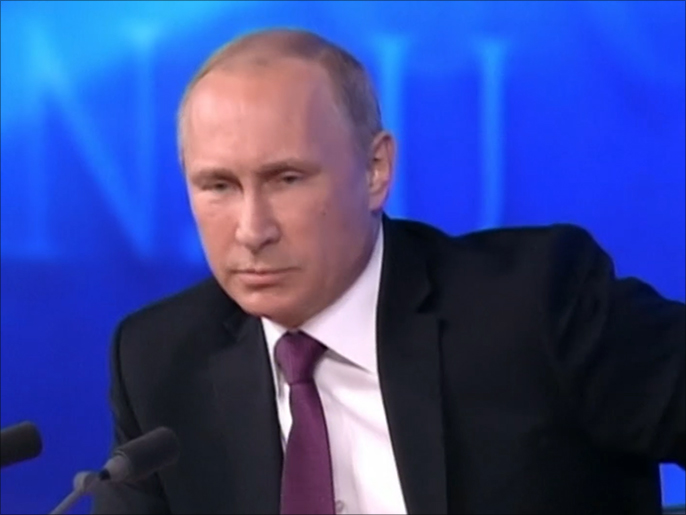 ‪بوتين دعا روحاني لوقف فوري‬ (الجزيرة)