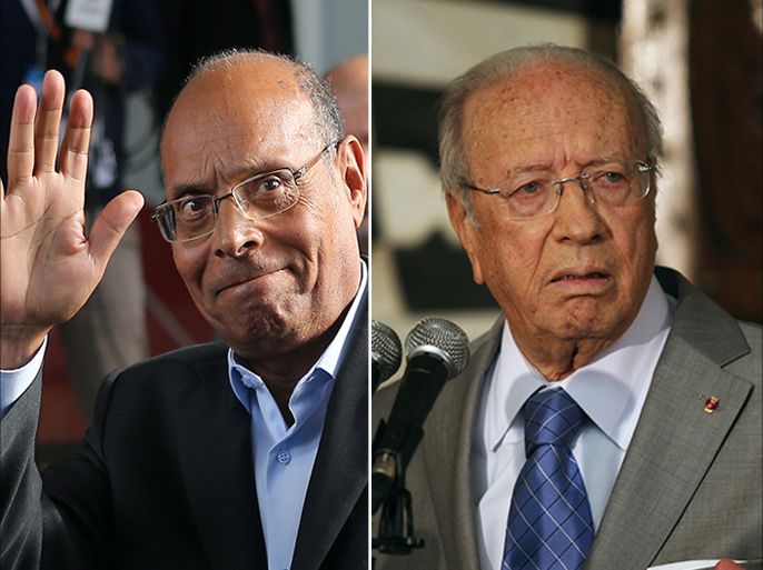Beji Caid Essebsi - Moncef Marzouki