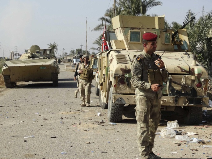 قوات عراقية بإحدى مناطق الرمادي (أسوشيتد برس-أرشيف)