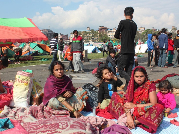 ‪عشرات الآلاف من النيباليين باتوا في‬ (الأوروبية)