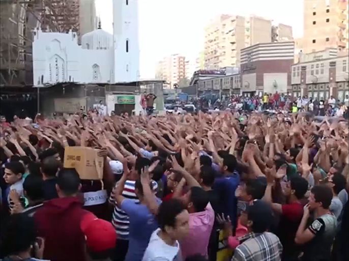 مظاهرات في عدة مدن مصريـة تنديدا بالانقلاب ومطالبة بإطلاق سراح المعتقلين وعودة الشرعية