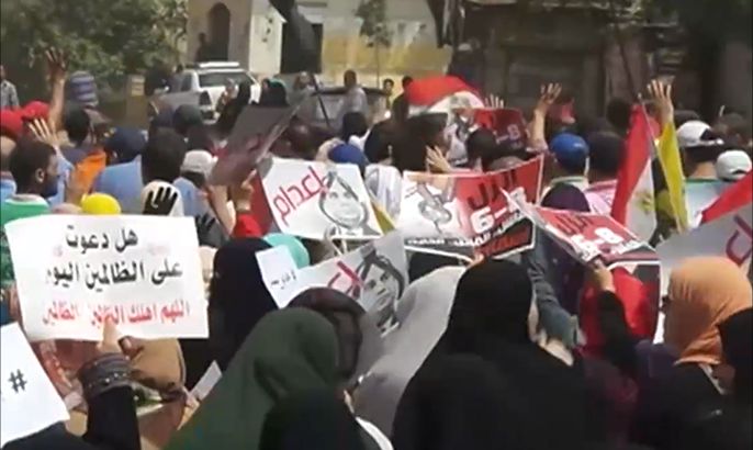 مسيرات رافضة للانقلاب في مصر بعنوان "خذ حقك"