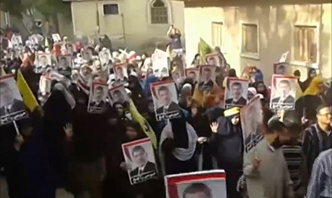 تظاهرات لرافضي الانقلاب بالقاهرة وعدة محافظات