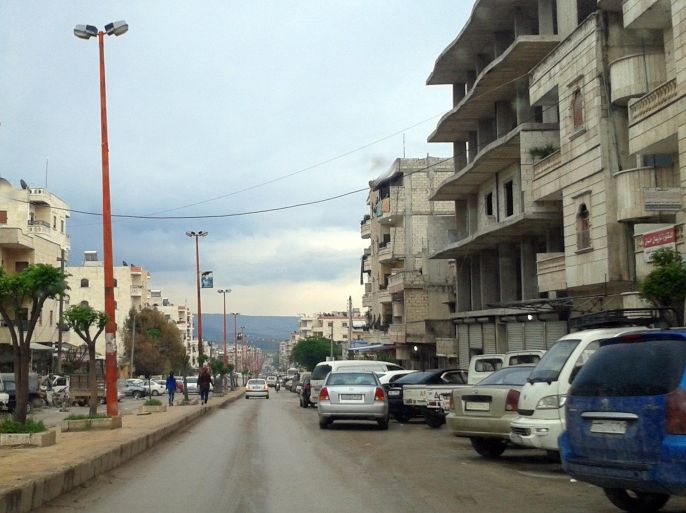 أحد شوارع مدينة عفرين