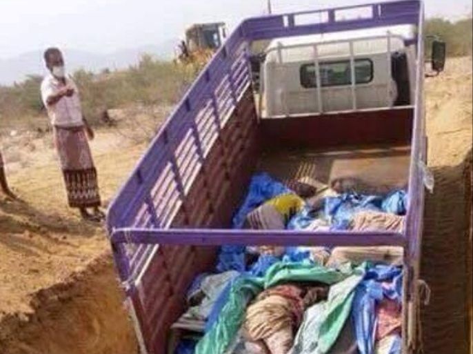 جثث قتلى مليشيا الحوثيين في الضالع نقلت بجرافات وشاحنات ودفنت جماعيا