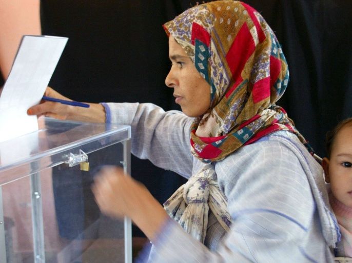 عملية تصويت في انتخابات سابقة - المغرب