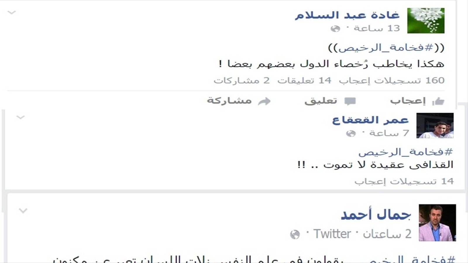 ‪نشطاء مواقع التواصل الاجتماعي سخروا من زلة لسان السيسي‬ (الجزيرة)