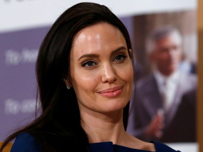 U.S. Actor and UNHCR Special Envoy Angelina Jolie attends a conference at the United Nations in Geneva, Switzerland, March 15, 2017. REUTERS/Denis Balibouse