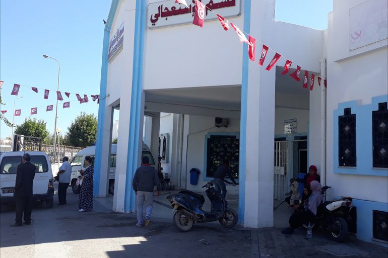 القسم الاستعجالي بمستشفى فرحات حشاد بمحافظة سوسة