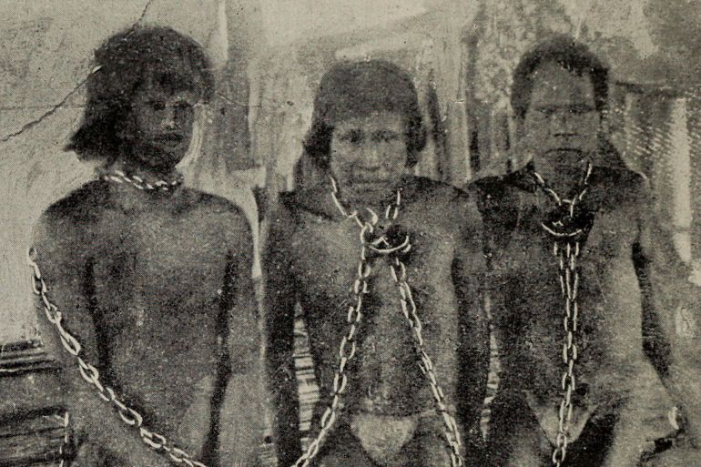 The Putumayo : the devil's paradise, travels in the Peruvian Amazon Region and an account of the atrocities committed upon the Indians therein credit: © W Hardenburg