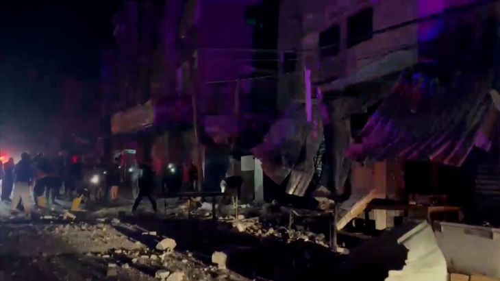 قصف إسرائيلي استهدف منزلا في حي تل السلطان غرب مدينة رفح