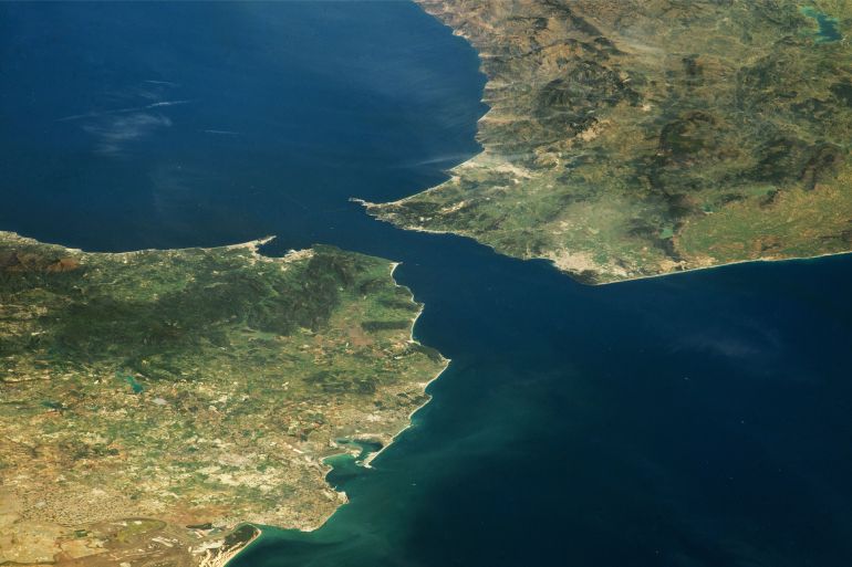 The Strait of Gibraltar Earth Observatory Nasa - earthobservatory.nasa.gov