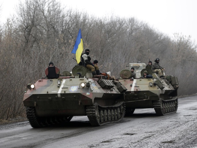 Ukrainian armored vehicle