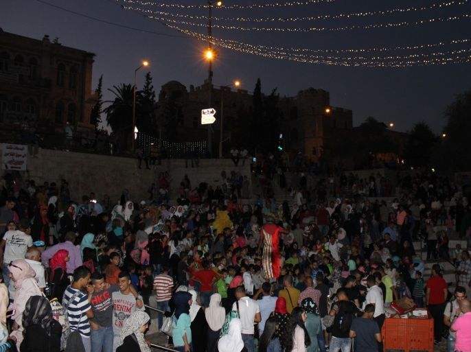 باب العمود القدس المحتلة 2015 جانب من فعاليات حفل استقبال شهر رمضان المبارك