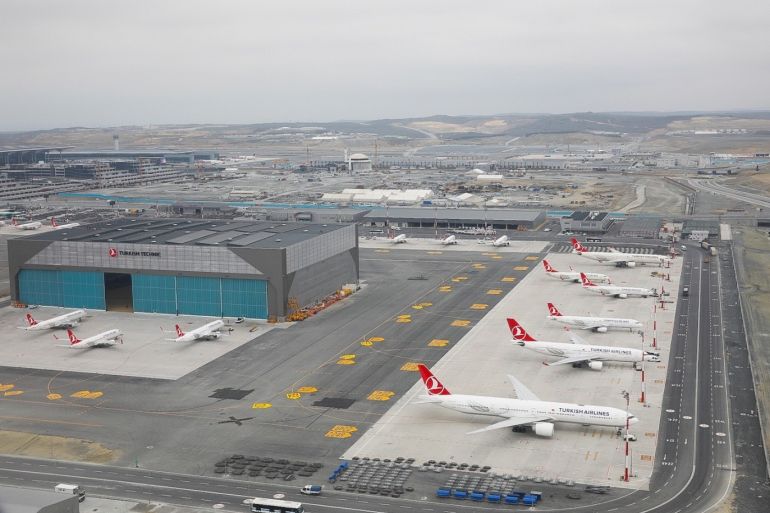 Istanbul Airport serves flights after mega move- - ISTANBUL, TURKEY - APRIL 6: (----EDITORIAL USE ONLY – MANDATORY CREDIT -