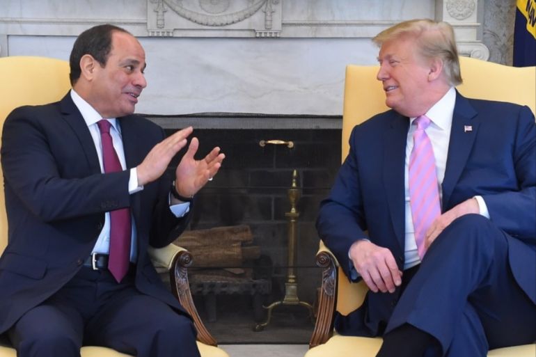 Egyptian President Abdel Fattah al-Sisi in Washington- - WASHINGTON, USA - APRIL 10: (----EDITORIAL USE ONLY – MANDATORY CREDIT -