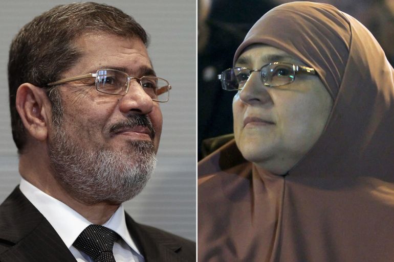 مرسي وزوجته
