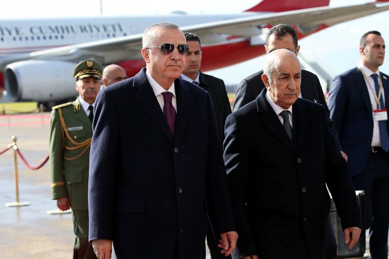 Turkish President Erdogan visits Algeria