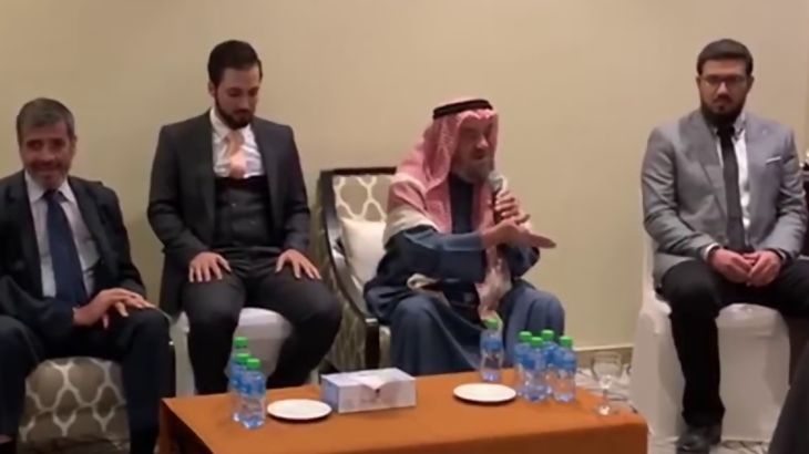 لحظة وفاة الداعية الفلسطيني الحاج"أبو خطاب محمود عبد الباقي"في الكويت اثناء حديثه عن وفاة النبي