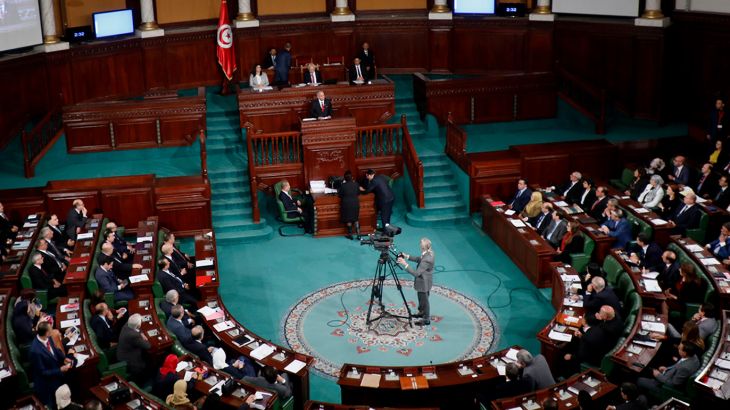 البرلمان التونسي يرفض منح الثقة لحكومة الحبيب الجملي