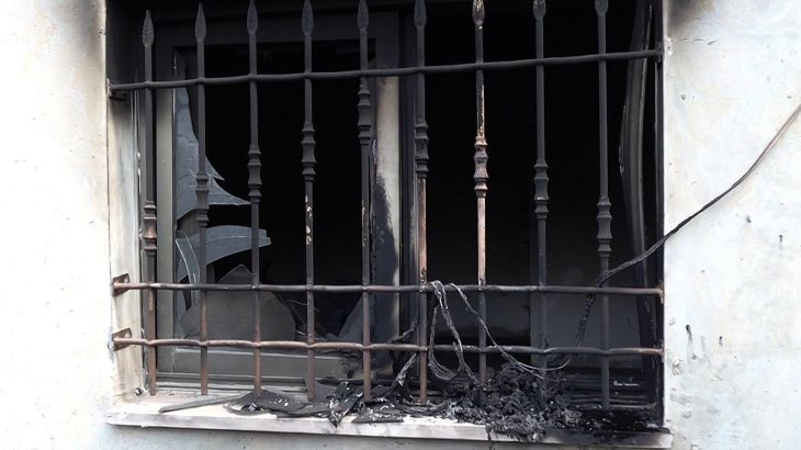 مجموعات من المستوطنين الإسرائيليين هاجمت في ساعات ما بعد منتصف الليل على مسجد في بلدة بيزاريا